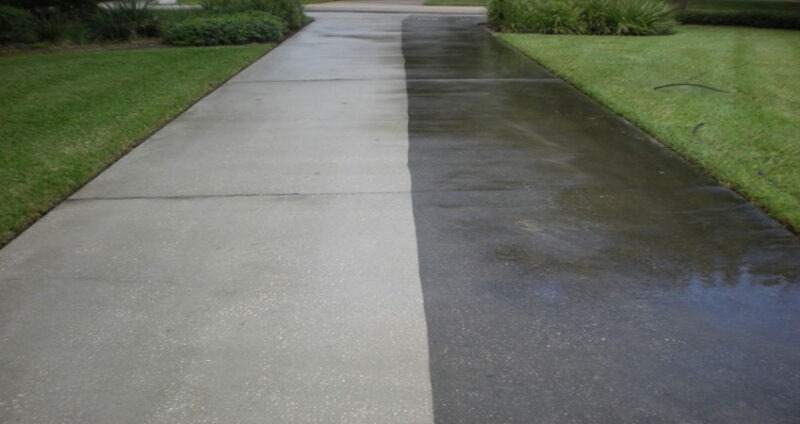 The Best Way to Clean a Concrete Driveway with a Pressure Washer