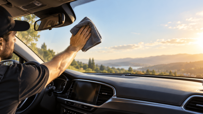 Why Does the Inside of My Windscreen Keep Looking Hazy?